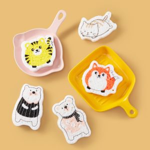 Miếng rửa bát hình mèo dễ thương