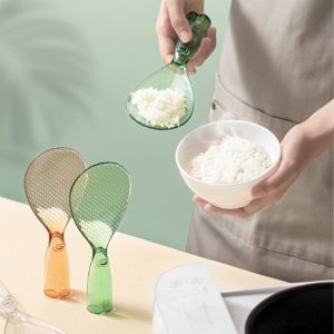 Muỗng xới cơm trong suốt bằng nhựa cứng